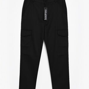 Boohoo Black Joggers with Relaxed Fit and Modern Design